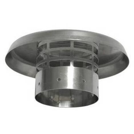 CAPPELLO IN ACCIAIO INOX LUCIDO   DIAM.80 Misura: Diam.80