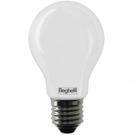 10 x BEGHELLI LED TV GOCCIA E27  8W 56523 CALDA 3000K