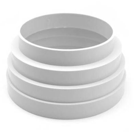 CONO DI RIDUZIONE MF IN ABS 100-125MM PER TUBO NON BICCHIERATO