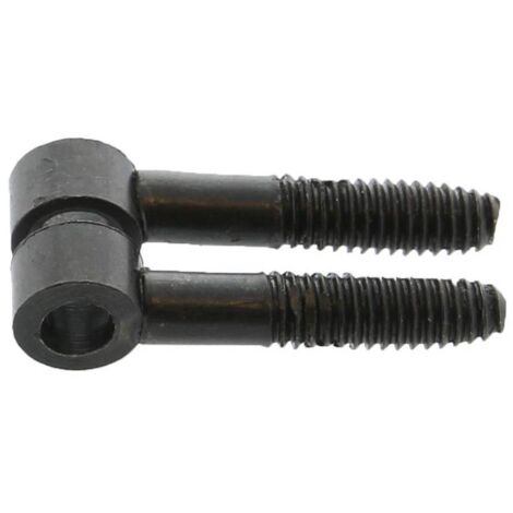 100 x CERNIERA ANUBA 48098.12 FERRO BRUNITO 9X12 MM