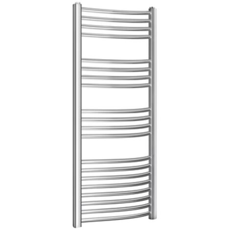 Radiador cromado curvo Kalura - H 1120 - Int. 500 - L 550