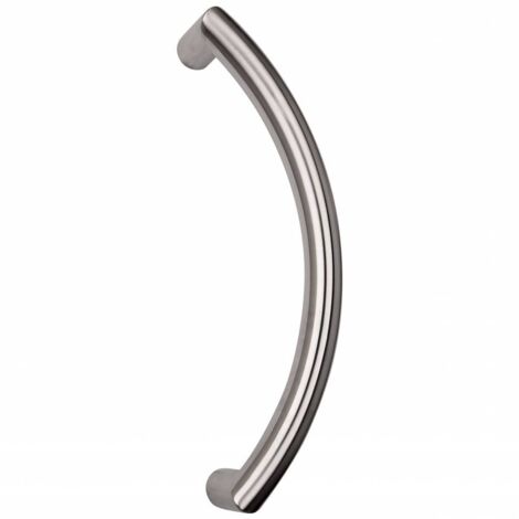 2 x MANIGLIONE ACCIAIO INOX 3 L 30 380 MM SATINATO