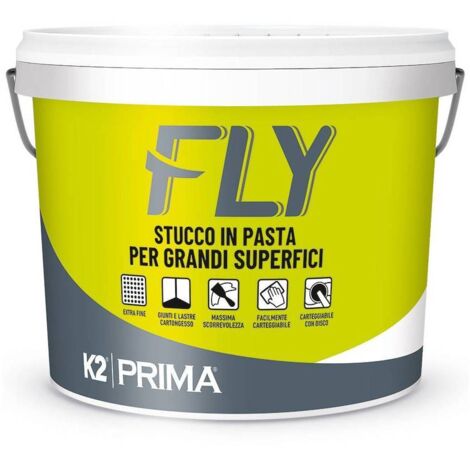 STUCCO IN PASTA P/GRANDI SUPERFICI K2 FLY 18 KG