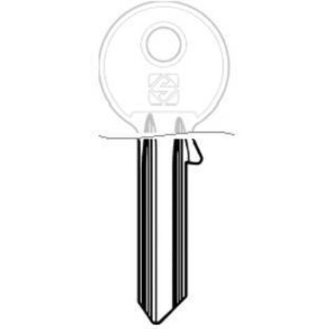 10 x SILCA UL051DZ1 CHIAVE PROFILO SILKY OTTONE