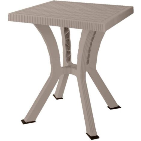 TAVOLO RIGOLETTO ELITE 60X60XH70CM TORTORA