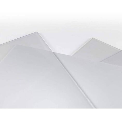 10 x VETRO SINTETICO TRASPARENTE H  50 CM 150CMX2MM