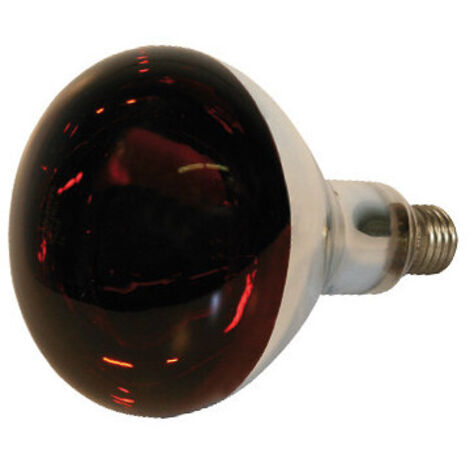 Lámpara de infrarrojos de infrarrojos cortos de 150 W con vidrio rojo – calefacción localizada