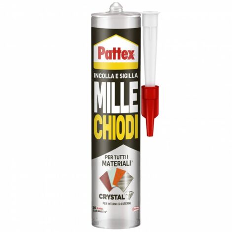 12 x PATTEX MILLECHIODI CRISTAL 290 G CARTUCHO