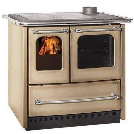 Cocina de leña Nordica Sovrana Easy 7.5 Kw Cappuccino Modelo 7014522