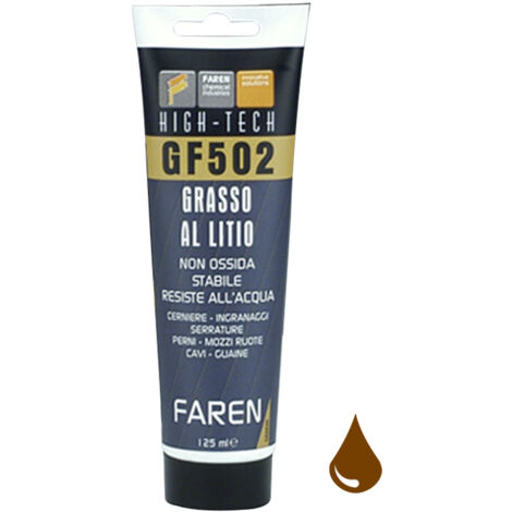 Tubo de grasa de litio de uso general GF502 125 ml. (Faren 1GD125)