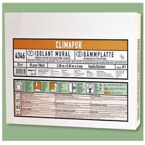 10 x ISOLPARETE 80 X 250 CM SPESSORE 6 MM