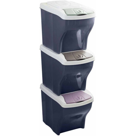 Papelera poker tris L28xP40x31h