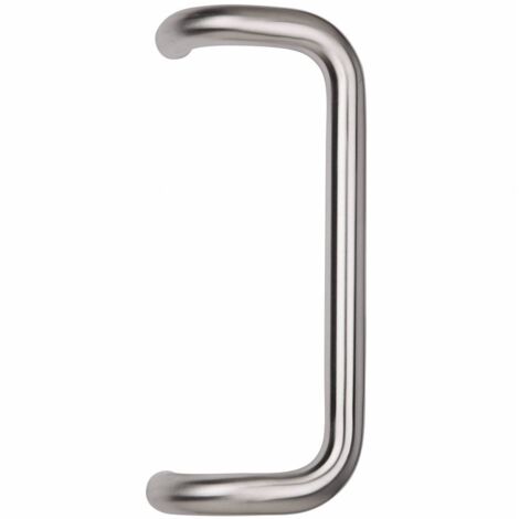 2 x MANIGLIONE ACCIAIO INOX 3 B 30 380 MM SATINATO