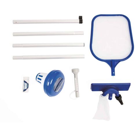 Kit Mantenimiento Piscina 7 en 1 Bestway Flowclear Limpiafondos (1/5)