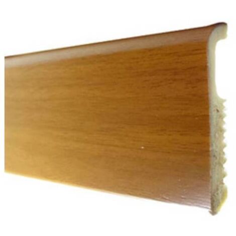 10 x BATTISCOPA 75X8 POLISTIRENE LISCIO 200 CM FAGGIO