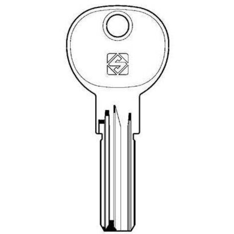 Llave punzonada ISEO R11 IE14 SILCA