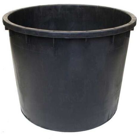 Mastello Redondo L 285 cm 96 h 55 Negro Ics