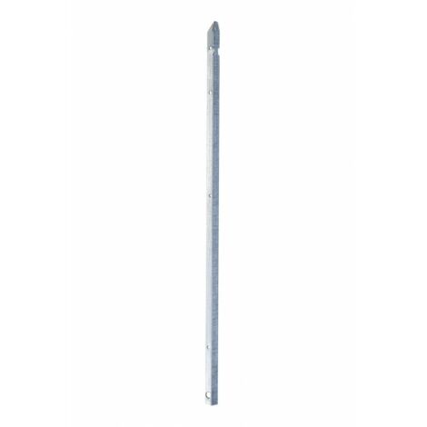 10 x PALITO ZINCADO CM. 100 T30X3,0 KG.1,25