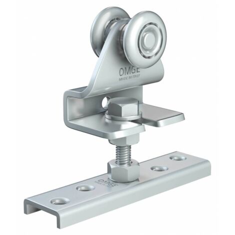 15 x OMGE 1222 CARRELLO A 2 RUOTE D 24 MM PORT 25 KG