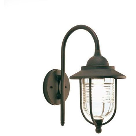 Lámpara de pared con estructura de aluminio inyectado color óxido 27xh.35 cm (1/5)