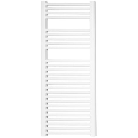 Radiador de agua secatoallas Cicsa modelo ZT Blanco 1200x500 (450 entre ejes) No es eléctrico