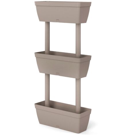KIT FIORIERE VERTICALI kit 3 pz - colore grigio