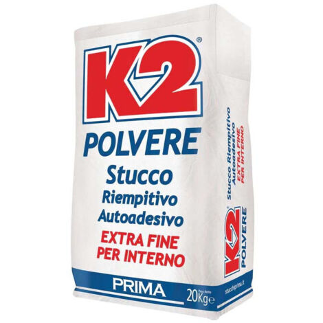 Estuco K2 Extra Fino para Interior en Polvo 20 kg