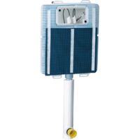 Cisterna empotrable de 2 pulsadores sin placa - 6L - 9L