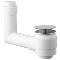 Desagüe para lavabo con rebosadero integrado - Solución innovadora 63 x 11/4