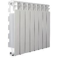 Calefacción eficiente: radiador de aluminio H700 de 6 elementos