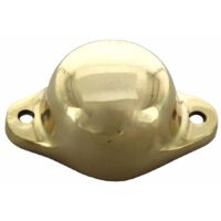 24 x COPRIDADO OTTONE P/PORTE D 30 MM LUCIDO