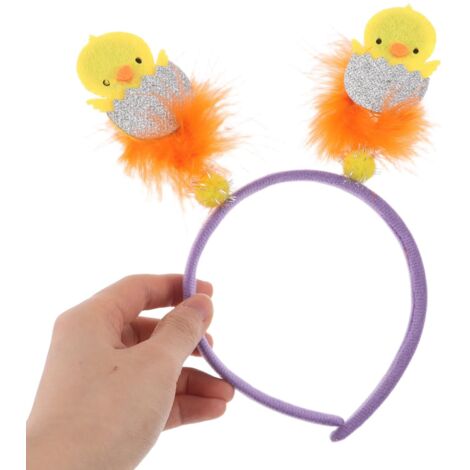 XEPST Ensemble de Costumes de Poulet Coq, Bandeau et Queue avec Bec de Coq pour Costume d'Animal Cosplay Fête Déguisée
