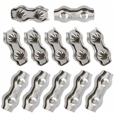 Serre-Câble Acier Inoxydable 304 - Mâchoire Fourche Tendeur 5mm Pour Câble Garde-Corps