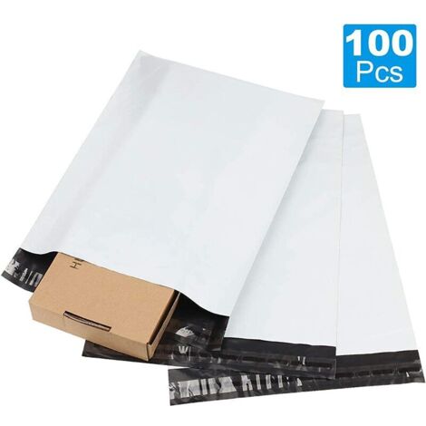 30 Enveloppes Plastiques Auto-adhésives Pour Expédition - 3 Tailles (20x30, 25x35, 35x45 Cm) - Rose, Violet, Jaune - 3