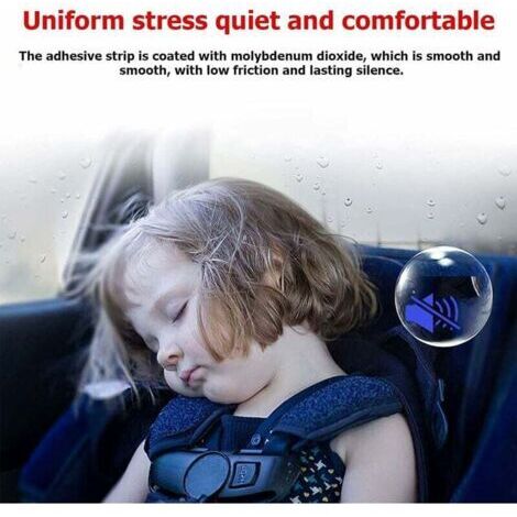 4 Pièces Caoutchouc Essuie Glace, 800mm Glace De Rechange En