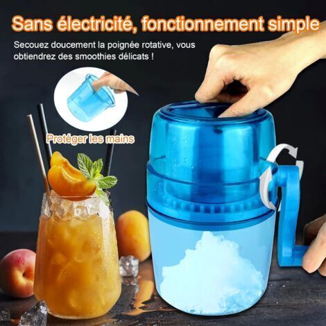 Broyeur À Glace Et Machine À Glace Pilée Portable, Machine Granita Broyeur À Glace Et Machine À Glace Pilée Portable, Machine Granita