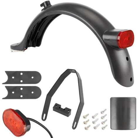 Myfuturshop® Support de garde-boue arrière avec roues de 10 pour trottinette Xiaomi 1S, Essential et Pro 2. Kit élévateurs chevalet et garde-boue. (Noir Myfuturshop® Support de garde-boue arrière avec roues de 10 pour trottinette Xiaomi 1S, Essential et Pro 2. Kit élévateurs chevalet et garde-boue. (Noir