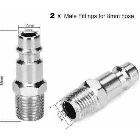 Raccord Rallonge Collecteur échappement - Acier Inoxydable, Filetage M18, Pour Atelier Auto