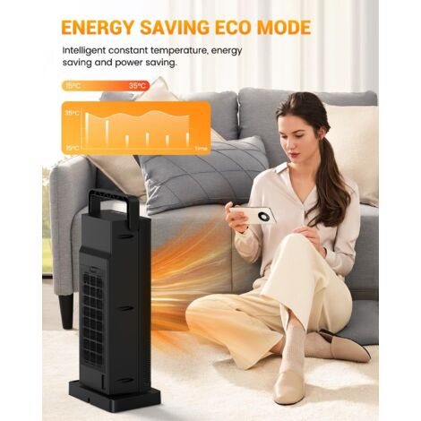 Radiateur Électrique 3500 W Chauffage Puissant Pour Intérieur