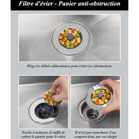 Passoire D'évier En Acier Inoxydable En Forme De Cygne, Filtre à