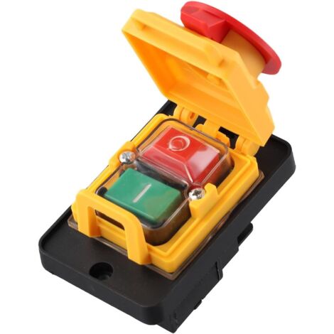 KEDU KJD12 Ein-/Aus Schalter 250V 16A 4Pin Schalter mit Not-Aus-Funktion KEDU KJD12 Ein-/Aus Schalter 250V 16A 4Pin Schalter mit Not-Aus-Funktion