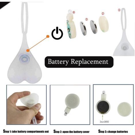 Feu Arrière De Vélo En Forme De Cœur LED – étanche, 3 Modes Lumineux, Clip Facile | Sécurité Et Décoration Pour Nuit Et Pluie - 6