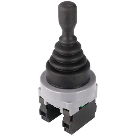 Interrupteur Joystick Momentané XD2-PA22CR - 2 Positions, Ressort Retour, Dimensions 12.5x4 Cm
