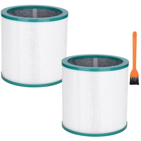Swyeoot – Lot de 2 filtres HEPA H13 pour purificateurs d'air Dyson Pure Cool Link TP01, TP02, TP03, BP01 – Filtration 3 étapes – Absorption des odeurs