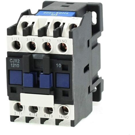 CJX2-1210 220V 25A 50/60HZ Coil Motor AC Contactor 3 Poles Normally Open (1/5)