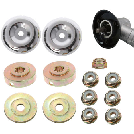 Tête de débroussailleuse 8PCS – Métal durable – Compatible tondeuses et débroussailleuses – Installation facile pour coupes précises (1/6)