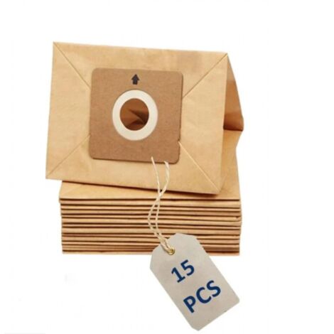 15 x Sacs pour Rowenta ZR003901 Moulinex City Space, Compacteo Ergo, Mini Space, Accessimo (1/5)