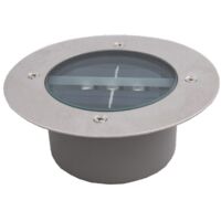Aougo – Lumière solaire extérieure 4 pièces – 3 LED piranha ultra-lumineuses – Étanche IP65 – Lumière blanche froide 6000K pour allées et jardins