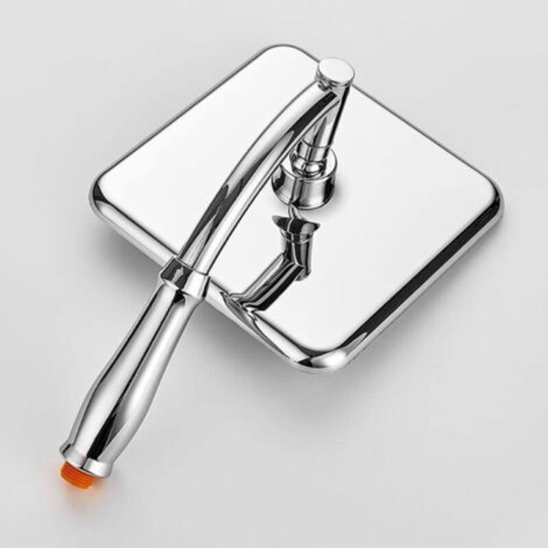 HarJue Bras D'extension De Pommeau De Douche, Rallonge De Sortie D'eau - Abaisse L'existant, Extension De Tuyau De Douche Pour Salle De Bain, Fabriquée En Acier Inoxydable Massif (20,3 Cm, Finition