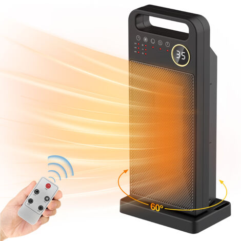 Chauffage Soufflant Céramique 3000W Froadp - 2 Niveaux De Chaud + Ventilateur, Oscillant, Sécurité Anti-basculement